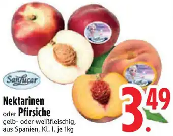 Edeka SanLucar Nektarinen oder Pfirsiche Angebot