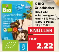 Kaufland K-BIO Griechischer Bio-Feta Angebot