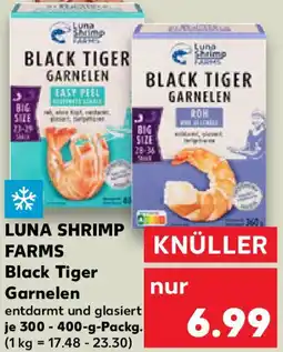 Kaufland LUNA SHRIMP FARMS Black Tiger Garnelen Angebot