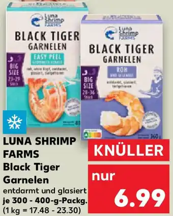 Kaufland LUNA SHRIMP FARMS Black Tiger Garnelen Angebot