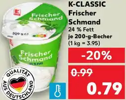 Kaufland K-CLASSIC Frischer Schmand Angebot
