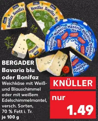 Kaufland BERGADER Bavaria blu oder Bonifaz Angebot