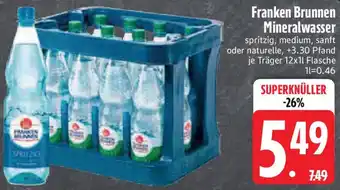 Edeka Franken Brunnen Mineralwasser Angebot