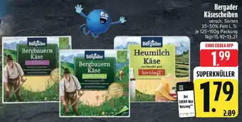 Edeka Bergader Käsescheiben Angebot
