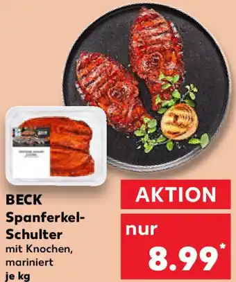 Kaufland BECK Spanferkel Schulter Angebot