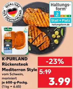 Kaufland K-PURLAND Rückensteak Mediterran Style Angebot
