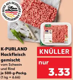 Kaufland K-PURLAND Hackfleisch gemischt Angebot