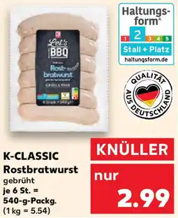 Kaufland K-CLASSIC Rostbratwurst Angebot
