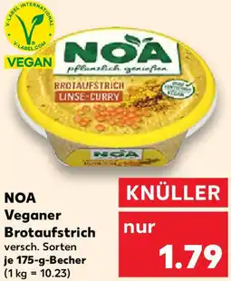 Kaufland NOA Veganer Brotaufstrich Angebot