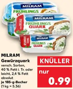 Kaufland MILRAM Gewürzquark Angebot