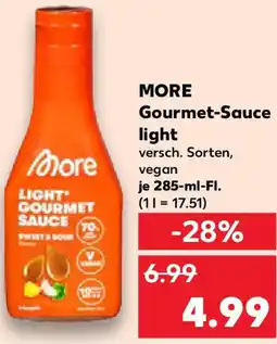 Kaufland MORE Gourmet-Sauce light Angebot