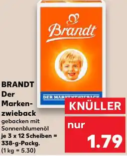 Kaufland BRANDT Der Markenzwieback Angebot