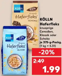 Kaufland KÖLLN Haferfleks Angebot
