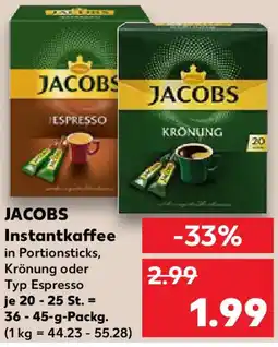 Kaufland JACOBS Instantkaffee Angebot