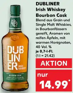 Kaufland DUBLINER Irish Whiskey Bourbon Cask Angebot