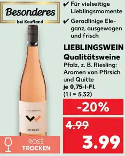 Kaufland LIEBLINGSWEIN Qualitätsweine Angebot