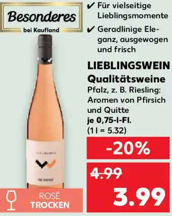 Kaufland LIEBLINGSWEIN Qualitätsweine Angebot