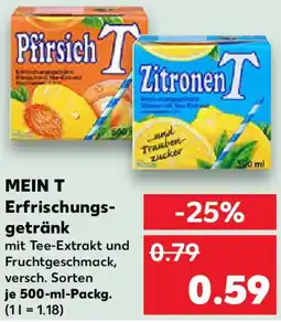 Kaufland MEIN T Erfrischungsgetränk Angebot