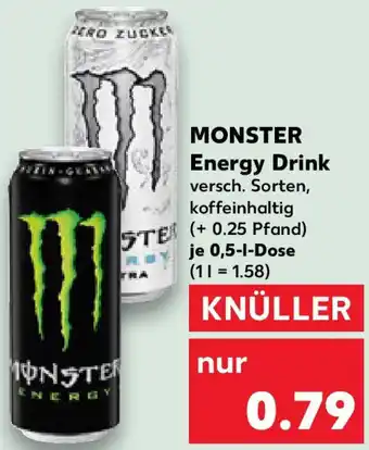 Kaufland MONSTER Energy Drink Angebot