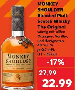 Kaufland MONKEY SHOULDER Blended Malt Scotch Whisky The Original Angebot