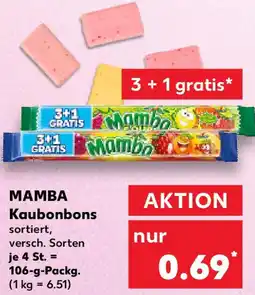 Kaufland MAMBA Kaubonbons Angebot