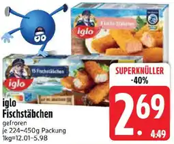 Edeka iglo Fischstäbchen Angebot