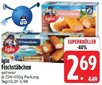 Edeka iglo Fischstäbchen Angebot