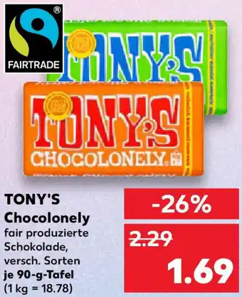 Kaufland TONY'S Chocolonely Angebot