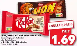 Kaufland LION, NUTS, KITKAT oder SMARTIES Angebot