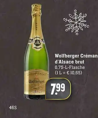 Scheck-in-Center Wolfberger Crémant D'alsace Brut Angebot