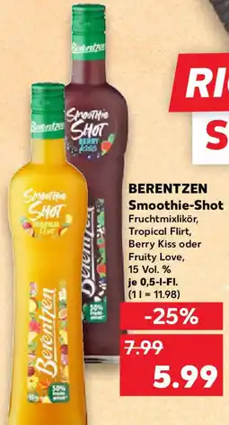 Kaufland BERENTZEN Smoothie-Shot Angebot