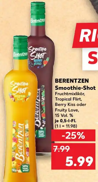 Kaufland BERENTZEN Smoothie-Shot Angebot