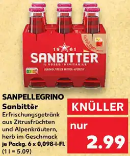 Kaufland SANPELLEGRINO Sanbittèr Angebot