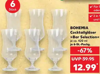 Kaufland BOHEMIA Cocktailgläser Bar Selection Angebot