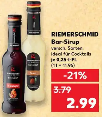 Kaufland RIEMERSCHMID Bar-Sirup Angebot