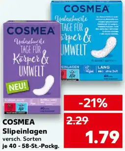 Kaufland COSMEA Slipeinlagen Angebot