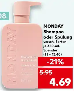 Kaufland MONDAY Shampoo oder Spülung Angebot