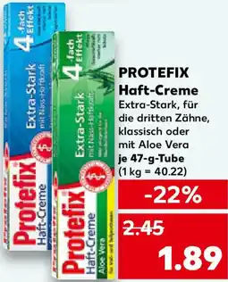 Kaufland PROTEFIX Haft-Creme Angebot