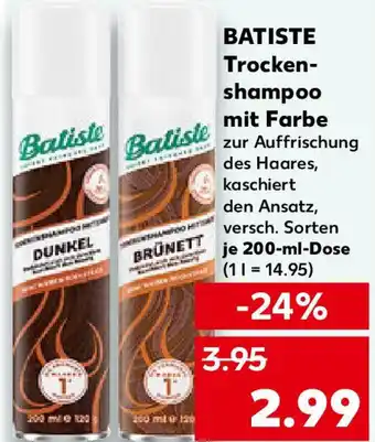 Kaufland BATISTE Trockenshampoo mit Farbe Angebot