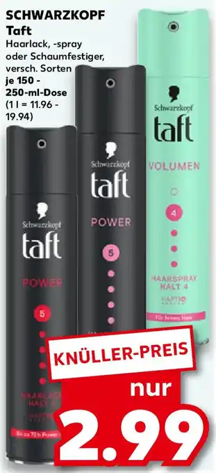 Kaufland SCHWARZKOPF Taft Angebot