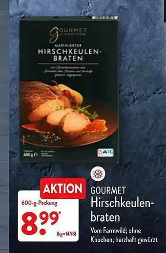 Aldi Nord Gourmet Hirschkeulen-braten Angebot