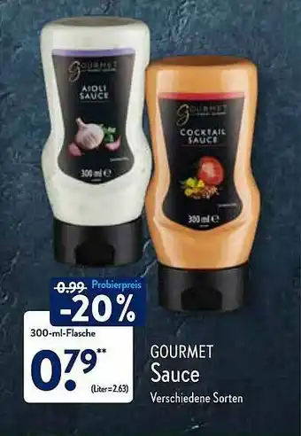 Aldi Nord Gourmet Sauce Angebot