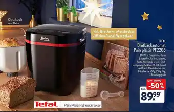 Aldi Nord Tefal Brotbackautomat Pain Plaisir Pf2208 Angebot