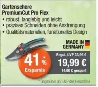 CITTI Markt Gartenschere PremiumCut Pro Flex Angebot