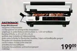 CITTI Markt GASTROBACK Design BBQ Advanced Angebot