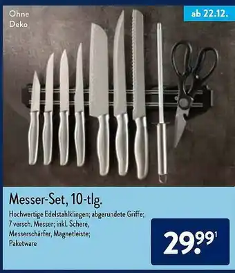 Aldi Nord Messer-set 10-tlg Angebot