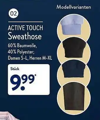 Aldi Nord Active Touch Sweathose Angebot