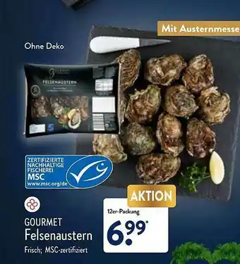 Aldi Nord Gourmet Felsenaustern Angebot