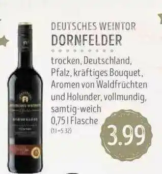 Edeka Struve Deutsches Weintor Dornfelder Angebot