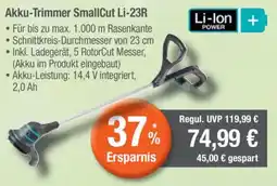 CITTI Markt GARDENA Akku-Trimmer SmallCut Li-23R Angebot